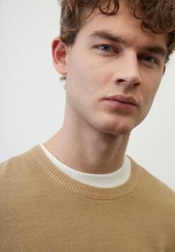 Marc O'Polo RUNDHALS REGULAR - Strickpullover - Soft Mocca -Marc OPolo Geschaft 5c1b1f236af840409dd8c6c9a9ed3c38