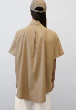 Marc O'Polo LONG SHAPE KENT COLLAR PATCHED POCKET SIDE SLITS - Hemdbluse - Dusty Earth -Marc OPolo Geschaft 62ab03e404484bcca9eead64888a6a87