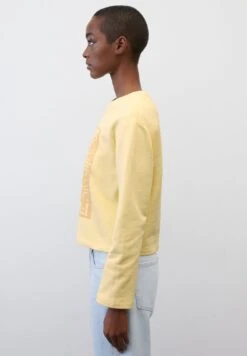 Marc O'Polo CROP REGULAR AUS - Sweatshirt - Pale Sunflower -Marc OPolo Geschaft 62e369854c264d5da2a96b846556d1bc