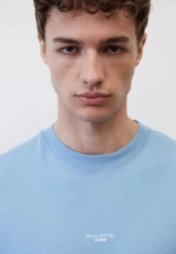 Marc O'Polo DENIM AUS SOFTER - T-Shirt Basic - Blue Clay -Marc OPolo Geschaft 637f4e3d670345ff8c635bcb22fe2ae7