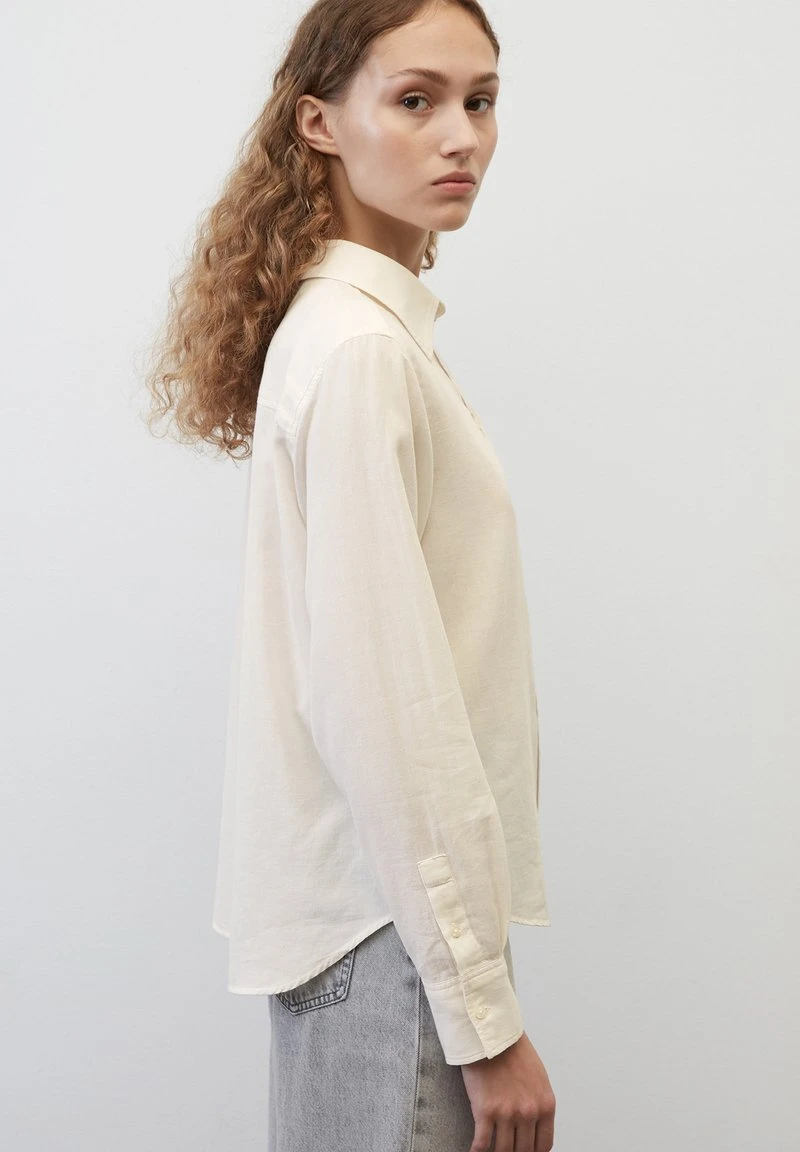 Marc O'Polo SLIM-FIT - Hemdbluse - White Cotton 6 Marc O'Polo SLIM-FIT - Hemdbluse - White Cotton – Bild 4