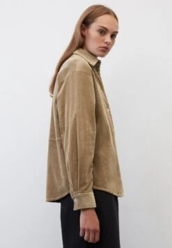 Marc O'Polo DENIM BLOUSE LONGSLEEVE - Hemdbluse - Brown Rye -Marc OPolo Geschaft 65af3be279e442e18848008a475dfbd7