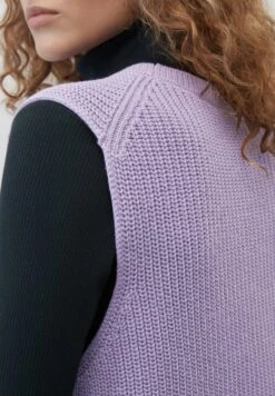 Marc O'Polo ÄRMELLOSER AUS HEAVY WEIGHT - Strickpullover - Sunbleached Purple -Marc OPolo Geschaft 679d6ee1915843d2ae8e03b5b66267d2