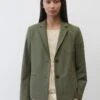 Marc O'Polo REGULAR CROPPED AUS STRET - Blazer - Wild Olive