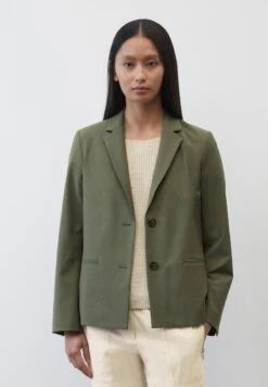 Marc O'Polo REGULAR CROPPED AUS STRET - Blazer - Wild Olive