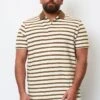 Marc O'Polo KURZARM-REGULAR AUS STRUKTURIERTEM BAU - Poloshirt - Brown -Marc OPolo Geschaft 68343f8ae2354a539fb35fe752b715f1