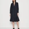Marc O'Polo DRESS RELAXED A SHAPE CUTLINES FEMININE GATHERING - Freizeitkleid - Deep Blue Sea 2 Marc O'Polo DRESS RELAXED A SHAPE CUTLINES FEMININE GATHERING - Freizeitkleid - Deep Blue Sea -Marc OPolo Geschaft 6876175aa6aa4821bc791a16d6d6a3b6