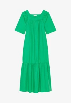 Marc O'Polo BOHEMIAN MIDI STYLE, GATHERINGS, CARREE NECKLINE - Freizeitkleid - Vivid Green -Marc OPolo Geschaft 68b743f3c6794ee588dacead0d4c5487