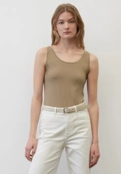 Marc O'Polo TANK SLIM AUS - Top - Dusty Earth