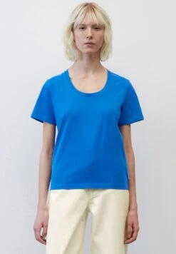 Marc O'Polo RUNDHALS - T-Shirt Basic - Vibrant Blue