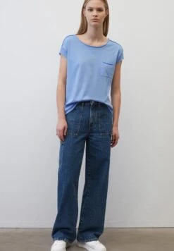 Marc O'Polo DENIM KURZARM MIT AUS LE - T-Shirt Basic - Soft Sky Blue 12 Marc O'Polo DENIM KURZARM MIT AUS LE - T-Shirt Basic - Soft Sky Blue -Marc OPolo Geschaft 6c2b5232400b496389921f3a3e18c709