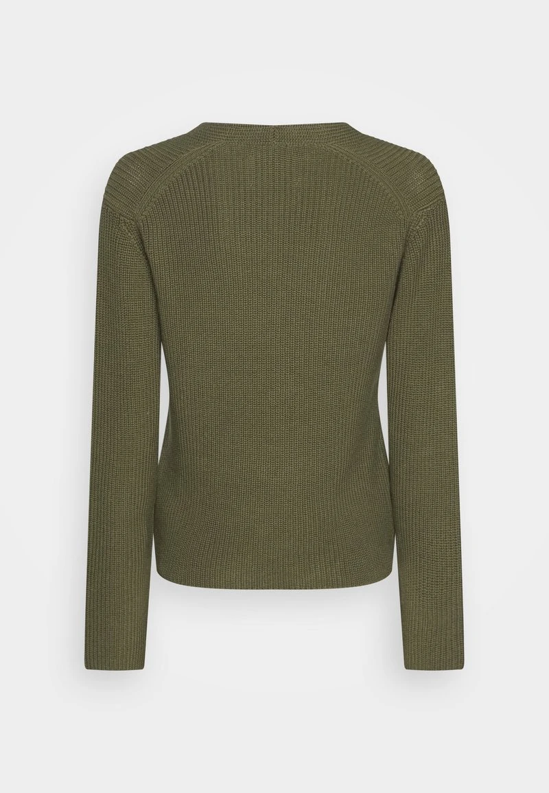 Marc O'Polo LONGSLEEVE V NECK - Strickpullover - Wild Olive 4 Marc O'Polo LONGSLEEVE V NECK - Strickpullover - Wild Olive – Bild 2