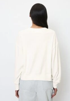Marc O'Polo DENIM FROTTEE COTTON - Sweatshirt - Scandinavian White -Marc OPolo Geschaft 6d6b145401da4c678216f3a3c21e23b9