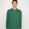 Marc O'Polo LONG SLEEVE FLATLOCK DETAILS - Poloshirt - Kale -Marc OPolo Geschaft 6d90e56518ec46008978cd5551501ae7