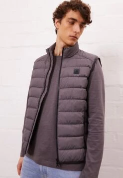 Marc O'Polo REGULAR FIT STAND UP COLLAR - Weste - Moonless Sky