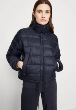 Marc O'Polo JACKET STAND UP COLLAR DRAWSTRING HEM - Winterjacke - Deep Blue Sea -Marc OPolo Geschaft 6ef379108c8944a6b946269ec43278b3