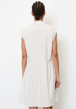 Marc O'Polo DENIM ÄRMELOSES VOLANT POPELI - Blusenkleid - Egg White -Marc OPolo Geschaft 6f56d10f5b04416c820613b4cbbb1df0