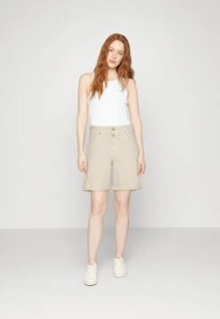 Marc O'Polo RELAXED FIT REGULAR WAIST MID LENGTH TURN - Jeans Shorts - Soft Taupe -Marc OPolo Geschaft 6fc9339b5a4049d29573a9de5c0c4ae0