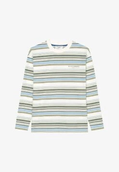 Marc O'Polo DENIM LONGSLEEVE - Langarmshirt - Multi Egg White -Marc OPolo Geschaft 73ae0a7eb7d44dafa6d3139adf30dc46