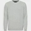 Marc O'Polo CREW NECK - Strickpullover - Silver Gray Melange