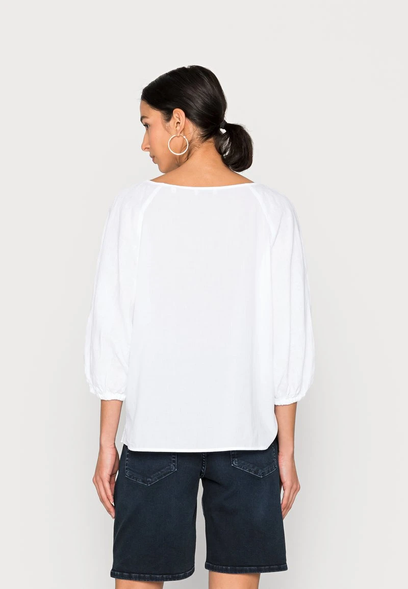 Marc O'Polo BLOUSE VOLUME SLEEVE CREW NECK - Bluse - White 5 Marc O'Polo BLOUSE VOLUME SLEEVE CREW NECK - Bluse - White – Bild 3