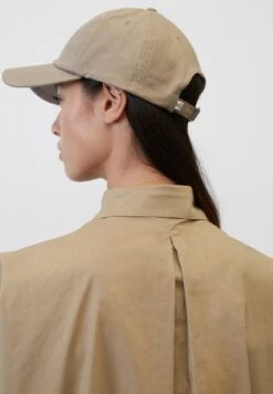 Marc O'Polo LONG SHAPE KENT COLLAR PATCHED POCKET SIDE SLITS - Hemdbluse - Dusty Earth -Marc OPolo Geschaft 7524ad8232c24e4abc4c9ea58ab11586