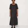 Marc O'Polo BOHEMIAN MIDI STYLE, GATHERINGS, CARREE NECKLINE - Freizeitkleid - Black -Marc OPolo Geschaft 77302ce7f9ae49ccbe66c4b852ecf803