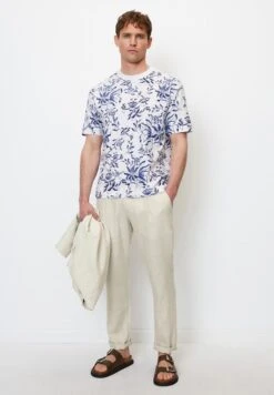 Marc O'Polo MIT FLORALEM ALLOVER-PRINT - T-Shirt Print - White -Marc OPolo Geschaft 77736ce6ac6a47f084d12bd177aa6090