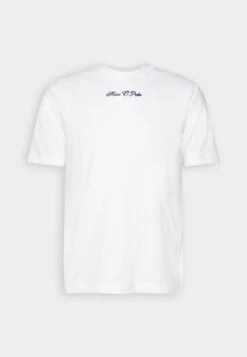 Marc O'Polo SHORT SLEEVE PRINTED ARTWORK AT CHESTRIBBED NECK TRI - T-Shirt Basic - White -Marc OPolo Geschaft 77a3ddbe7112461183761d2a13186ed8