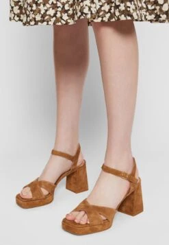 Marc O'Polo MARIS - High Heel Sandalette - Cognac