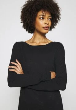 Marc O'Polo LONG SLEEVE BOAT NECK - Langarmshirt - Black -Marc OPolo Geschaft 78705702e4cd4a92af2cf558784db6dc