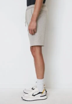 Marc O'Polo MODERN SLUB FLATLOCK DETAILS EMBROIDERY - Jogginghose - Silver Gray Melange -Marc OPolo Geschaft 791c2465d2e841af87cb9d411ad4f5d5