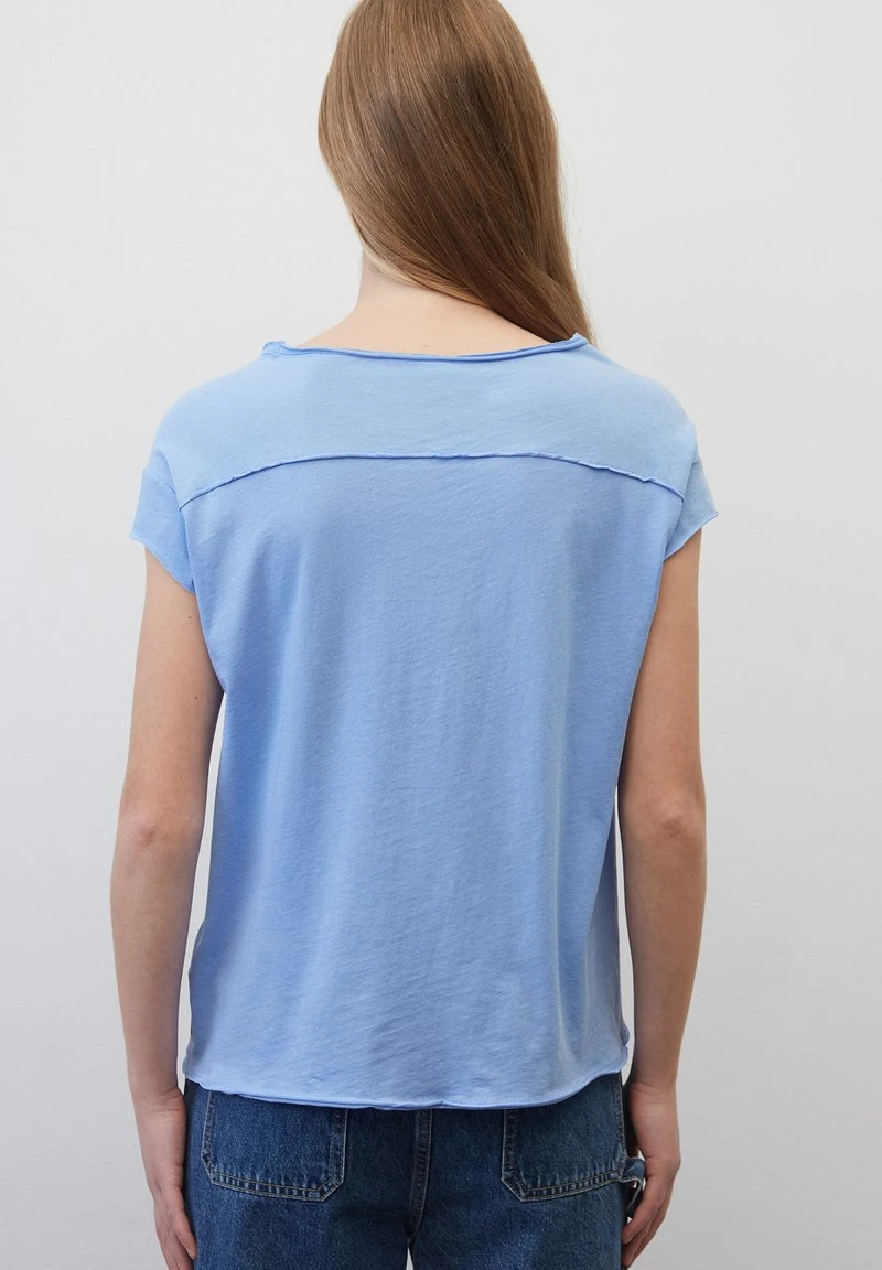 Marc O'Polo DENIM KURZARM MIT AUS LE - T-Shirt Basic - Soft Sky Blue 4 Marc O'Polo DENIM KURZARM MIT AUS LE - T-Shirt Basic - Soft Sky Blue – Bild 2