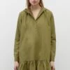 Marc O'Polo DENIM DRESS HOODED LONGSLEEVE - Blusenkleid - Palo Verde -Marc OPolo Geschaft 7b782a4fd44844379315fc005a6416f1