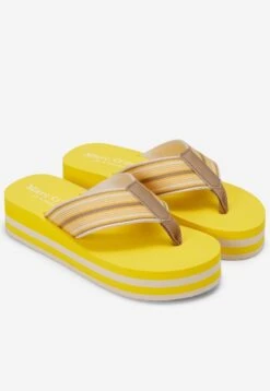 Marc O'Polo PLATEAU MIT STREIFEN - Zehentrenner - Morning Sun -Marc OPolo Geschaft 7ba78254a06e40c283075d1c2c420b17