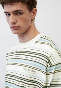 Marc O'Polo DENIM LONGSLEEVE - Langarmshirt - Multi Egg White -Marc OPolo Geschaft 7bc213f6660348caaf48b961f7e3d10a