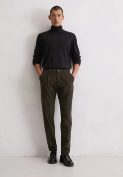 Marc O'Polo ROLLKRAGEN-LONGSLEEVE REGULAR AUS - Long Sleeved Top - Black -Marc OPolo Geschaft 7c164ddf57e2473db468982cddd78462