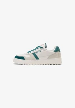Marc O'Polo MIT FARBAKZENTEN - Sneaker Low - Offwhite Blue