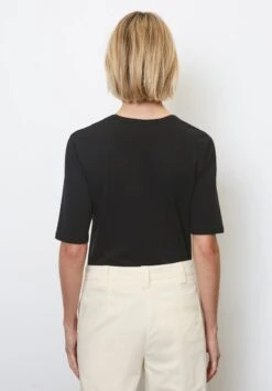 Marc O'Polo AUS STRETCHIGEM - T-Shirt Basic - Black -Marc OPolo Geschaft 7fe1817318814cdaa4133901a50702b5