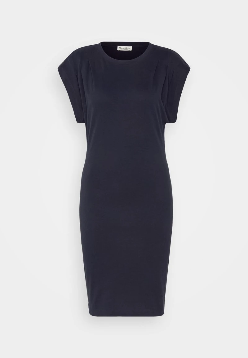 Marc O'Polo DRESS SHORT SLEEVE ROUND NECK SOLID - Etuikleid - Deep Blue Sea 7 Marc O'Polo DRESS SHORT SLEEVE ROUND NECK SOLID - Etuikleid - Deep Blue Sea – Bild 5