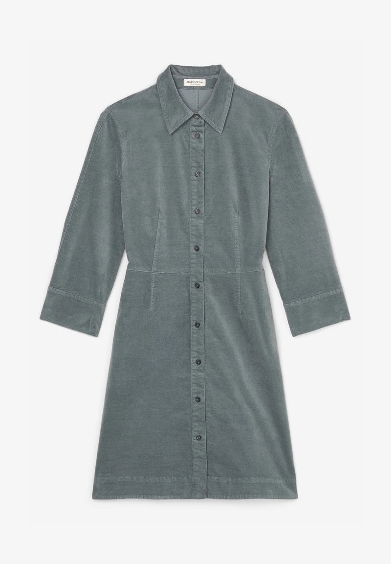 Marc O'Polo DRESS FITTED SHIRT STYLE BUTTON PLACKET SHORT LENGTH - Blusenkleid - Deep Lake Green 8 Marc O'Polo DRESS FITTED SHIRT STYLE BUTTON PLACKET SHORT LENGTH - Blusenkleid - Deep Lake Green – Bild 6