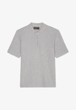 Marc O'Polo REGULAR MIT FEINER-STRUKTUR - Poloshirt - Silver Gray Melange -Marc OPolo Geschaft 83020cd0a15146cc87897a470f776e70