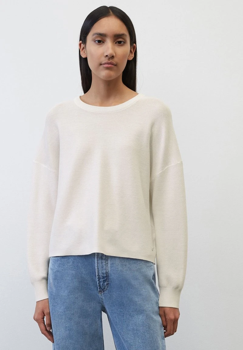 Marc O'Polo DENIM RUNDHALS RELAXED - Strickpullover - Scandinavian White 3 Marc O'Polo DENIM RUNDHALS RELAXED - Strickpullover - Scandinavian White
