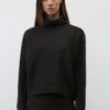 Marc O'Polo LONGSLEEVE TURTLE NECK - Strickpullover - Black