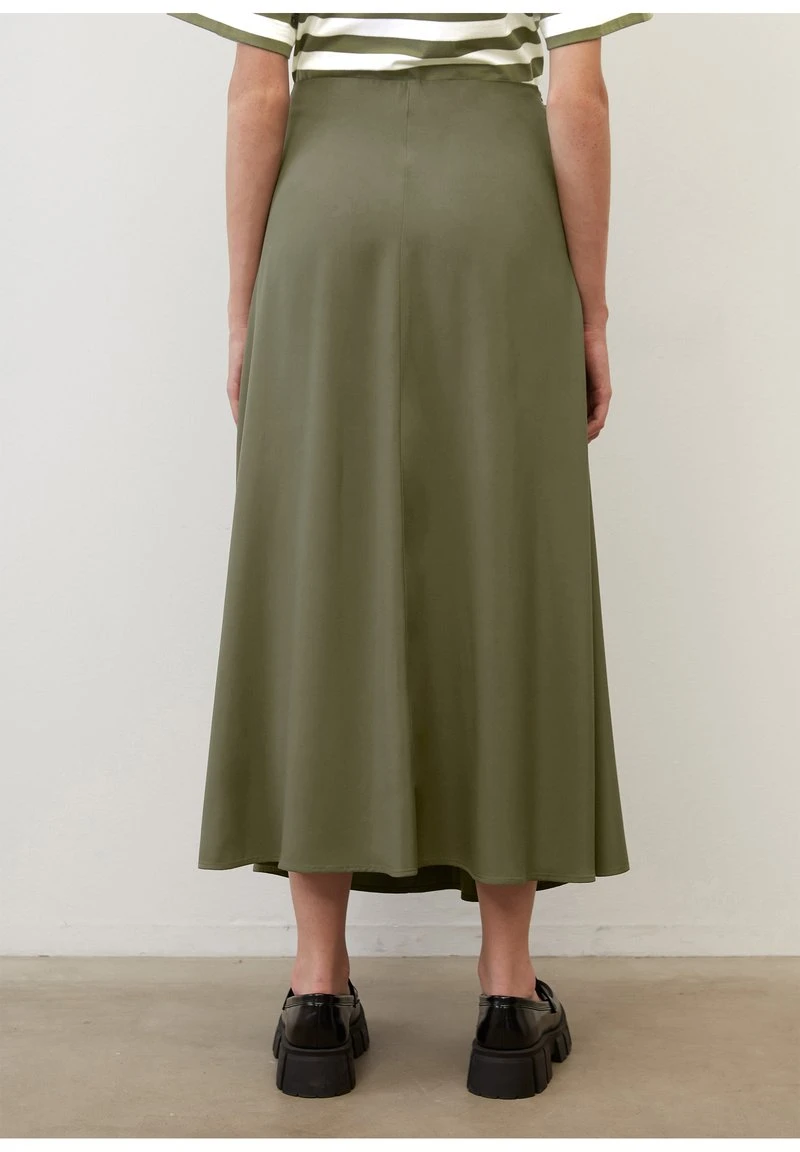 Marc O'Polo SKIRT FLUENT MIDI STYLE WITH CUTLINE - A-Linien-Rock - Olive Crop 5 Marc O'Polo SKIRT FLUENT MIDI STYLE WITH CUTLINE - A-Linien-Rock - Olive Crop – Bild 3
