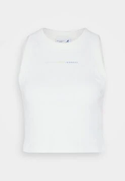 Marc O'Polo DENIM SLEEVELESS CHEST PRINT - Top - Egg White -Marc OPolo Geschaft 8564d330a83d48dd995a8836f5906950