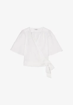 Marc O'Polo MIT MATERIAL-MIX-CHARAKTER - Bluse - White -Marc OPolo Geschaft 86c252d56833483dbc718917e970a9d4