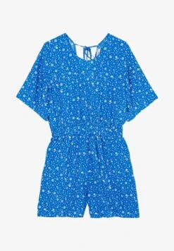 Marc O'Polo DENIM KURZER OVERALL MIT RÜCKENAUSSCHNITT AUS FLIESSE - Jumpsuit - Multi Mediterranean Blue -Marc OPolo Geschaft 881a27a5e8cf46ff94eafee950770874