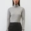Marc O'Polo LONG SLEEVE TURTLE NECK - Langarmshirt - Shaded Grey/melange -Marc OPolo Geschaft 886e708c23d342d688f20f706041c6c0