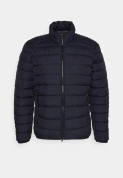 Marc O'Polo JACKET REGULAR FIT REPREVE STAND UP COLLAR 2WAY VISLON - Übergangsjacke - Dark Night -Marc OPolo Geschaft 888a38cd6d1145388599bc9a91612988